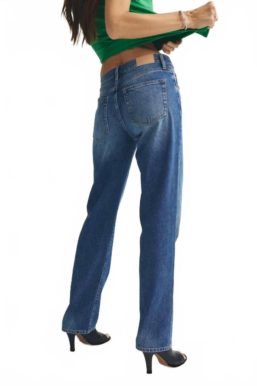 NEW PISTOLA issa mid rise straight jean in sorensen - Picture 9 of 9